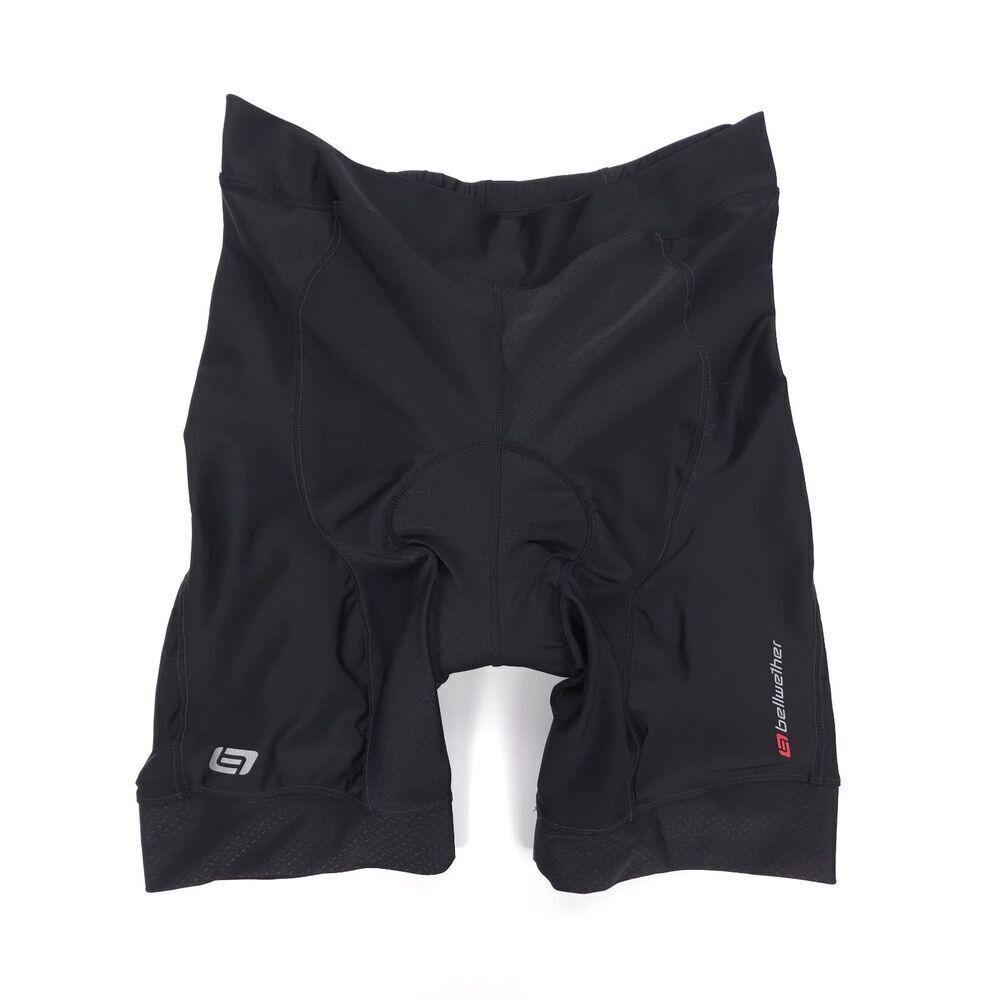 NWT Bellwether Axiom Shorts Padded Reflective Cycling Biking Chamois Black XXL